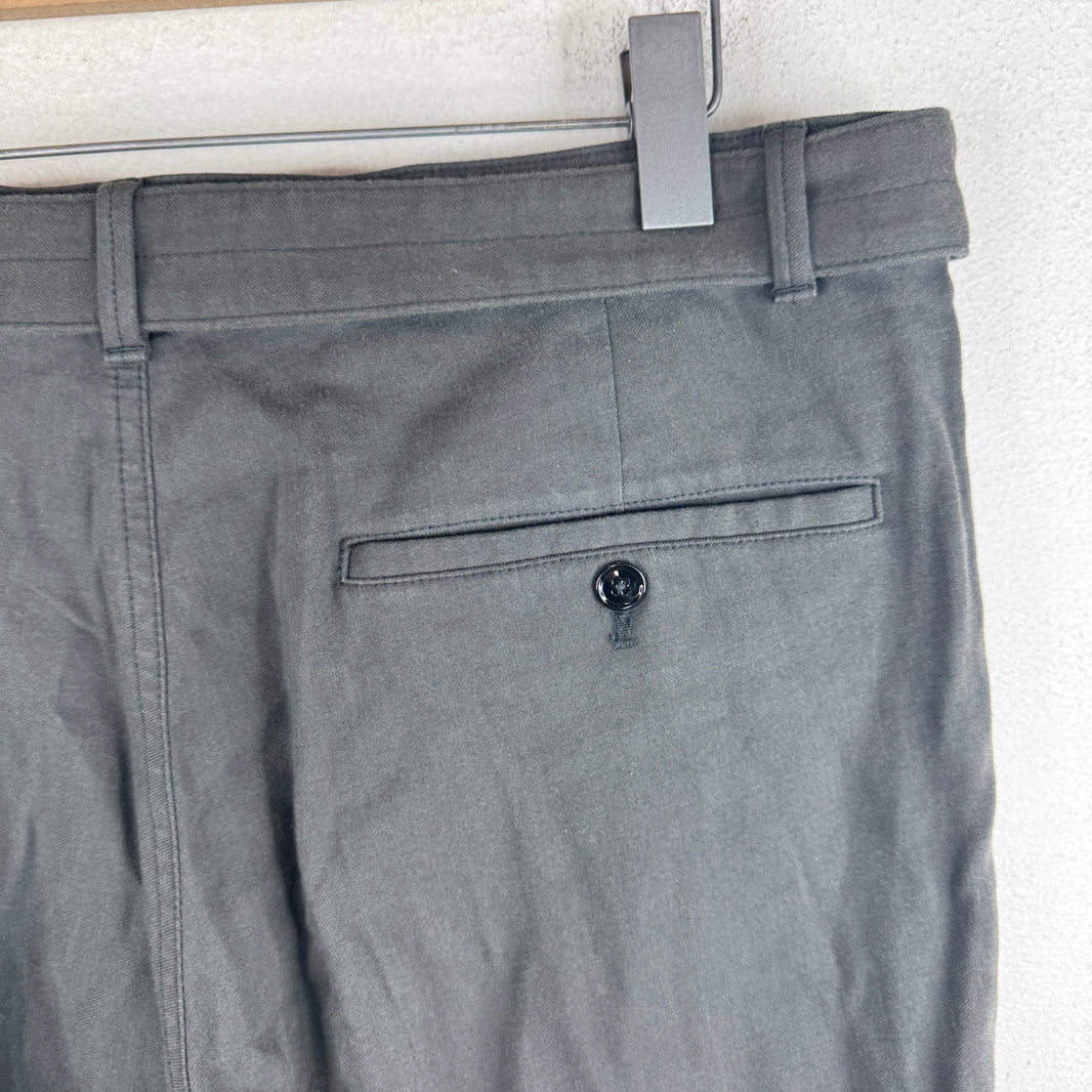 Lemaire Built In Belt Gray Trousers