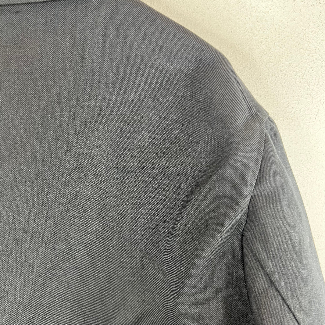 Jil Sander Black Floral Knit Trench Coat