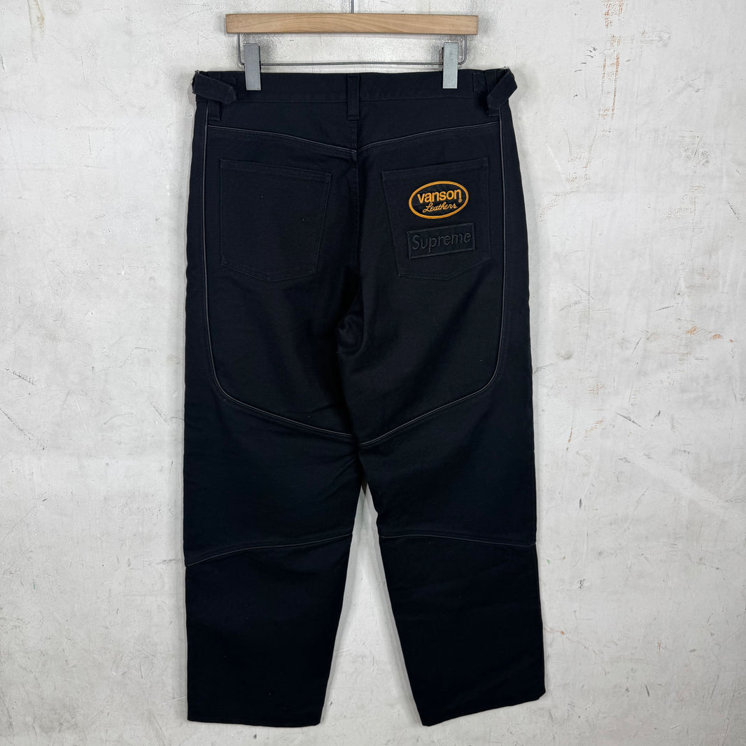 Supreme x Vanson Canvas Biker Pants