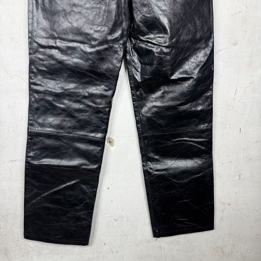 Stussy Leather New Classic Jeans