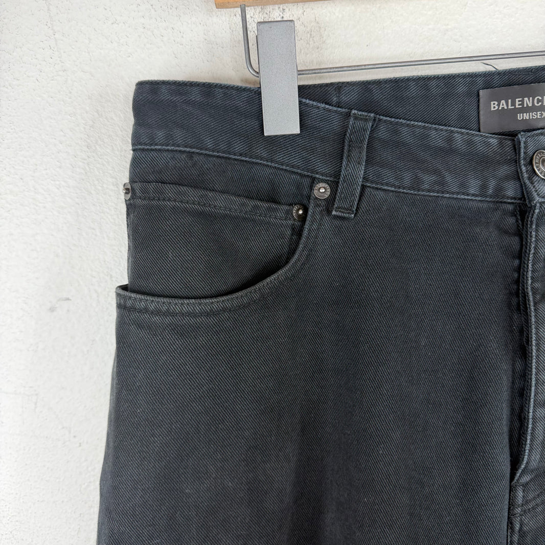Balenciaga Black Baggy Jeans