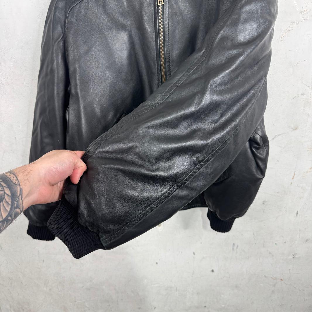 Gucci Tom Ford Leather Bomber Jacket