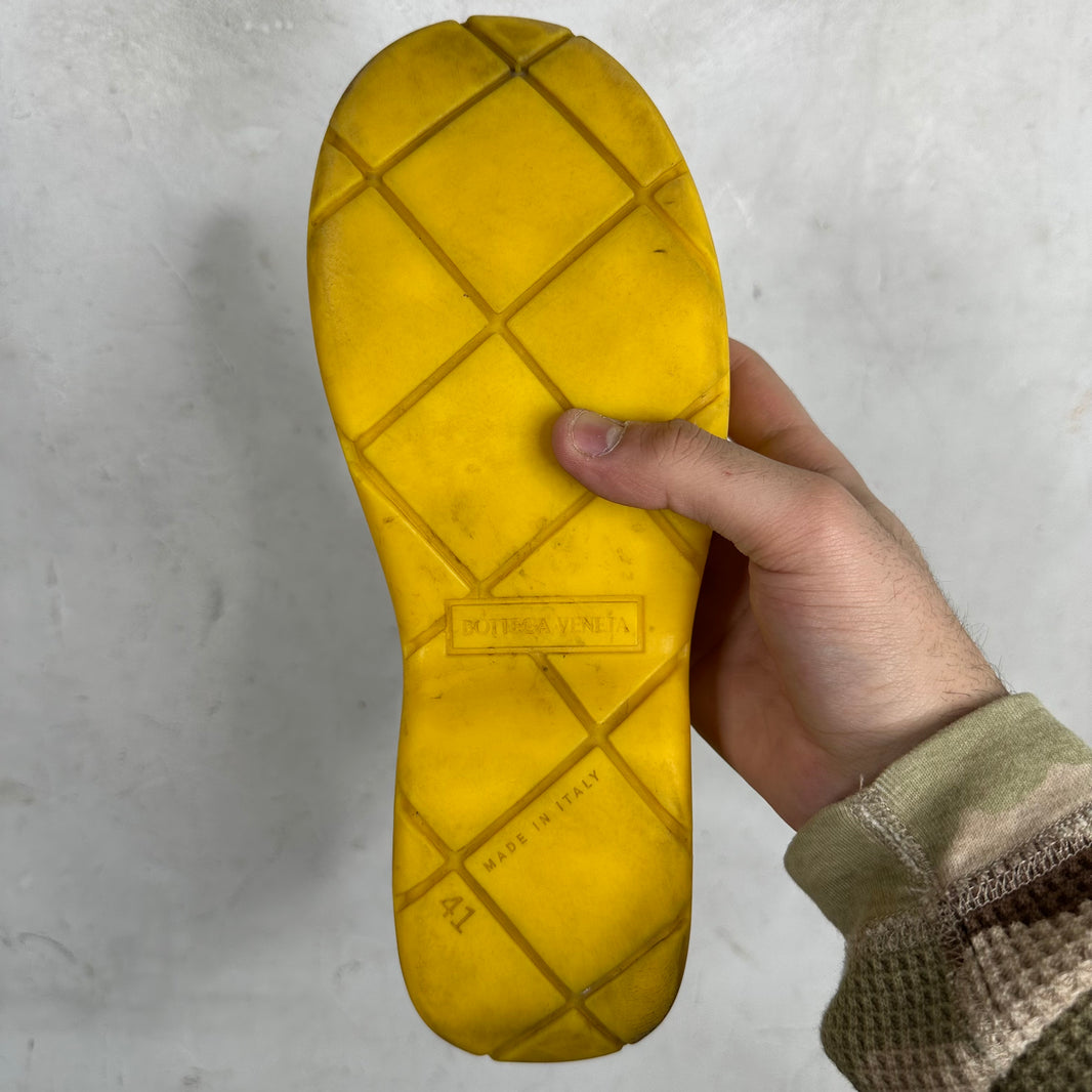 Bottega Yellow Puddle Boots