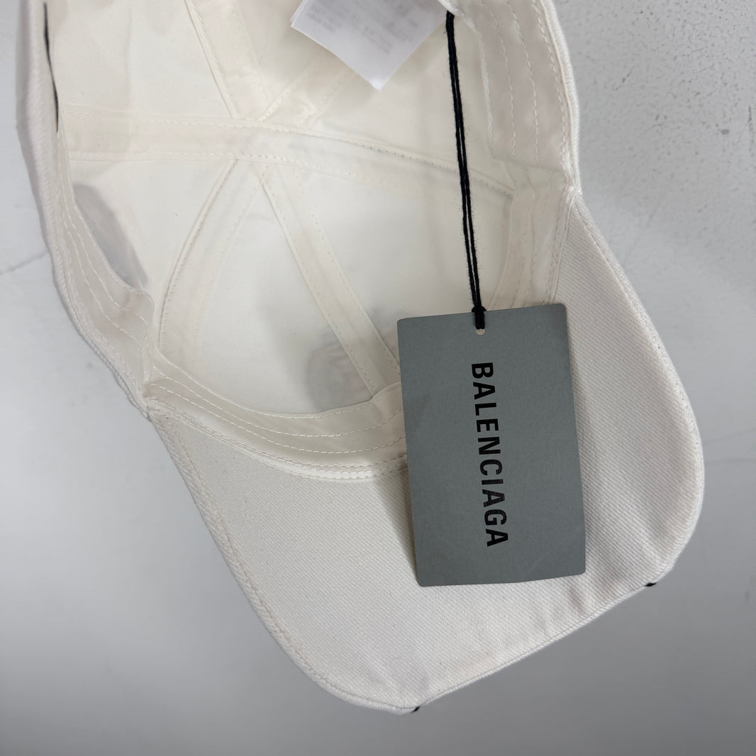 Balenciaga Tokyo White Lion Crest Hat