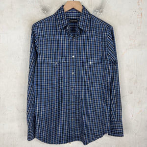 Tom Ford Plaid Snap Button Shirt