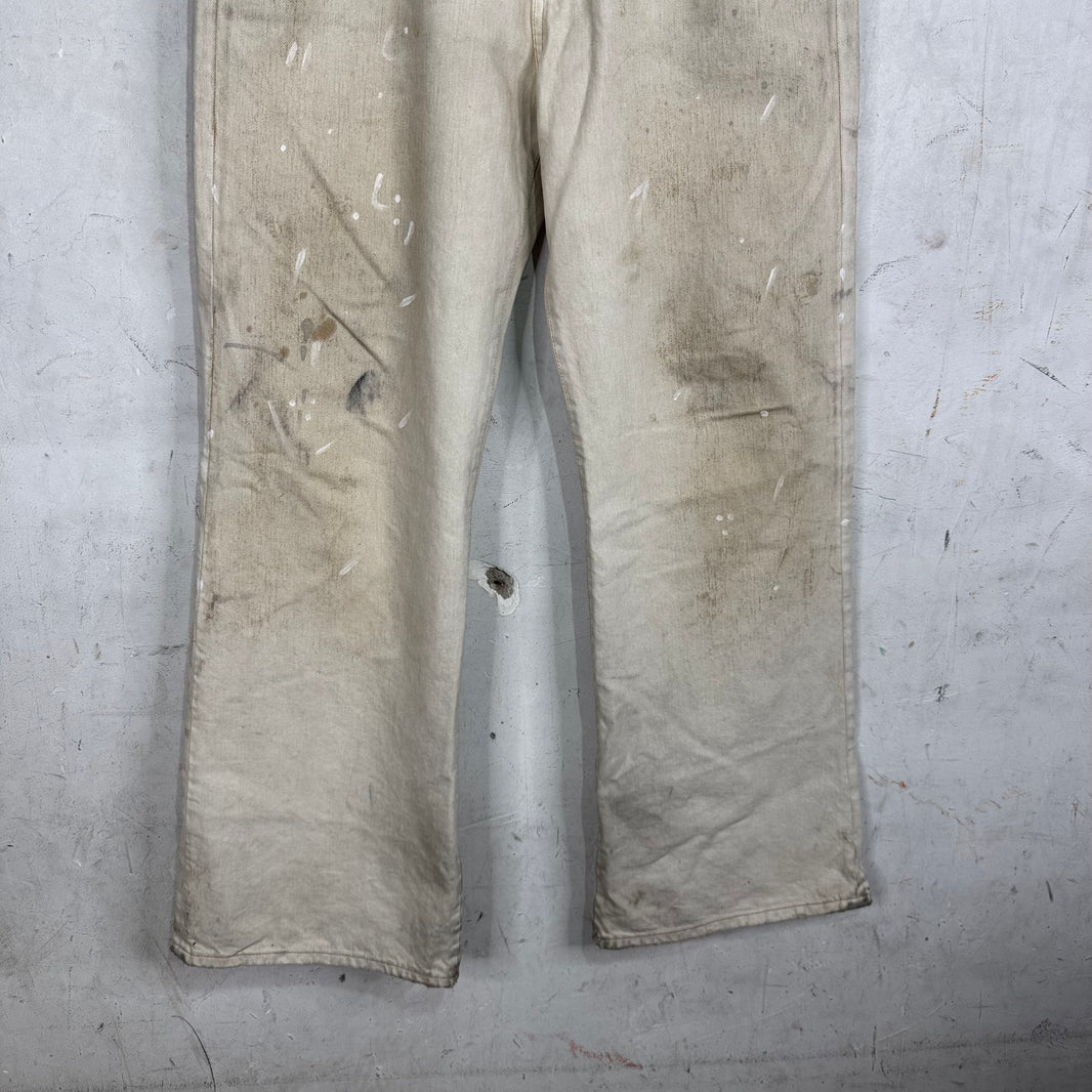 Acne Studios 2021M Trafalgar White Painter Jeans