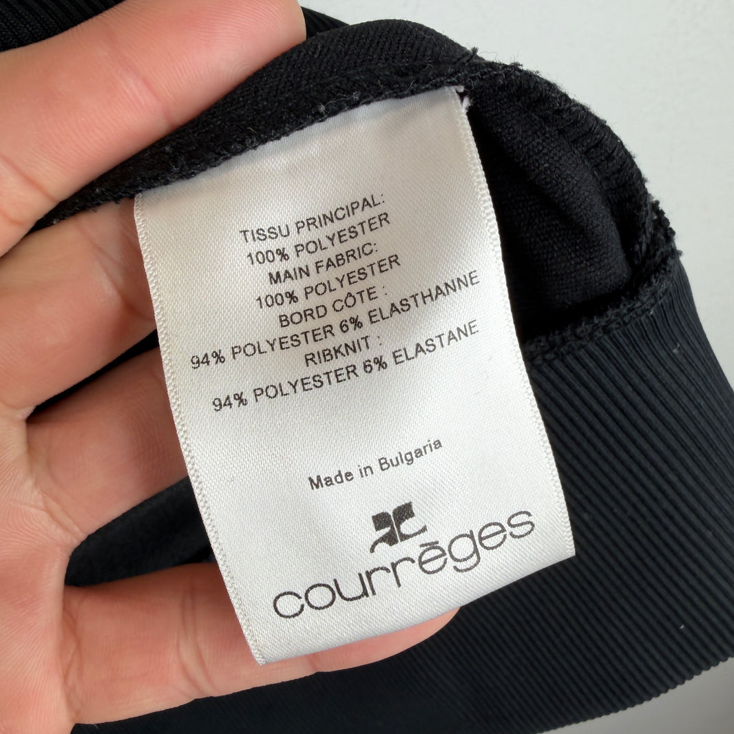 Courreges Black Track Jacket