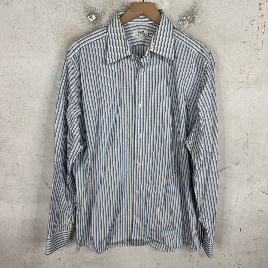 Hermes Striped Ripstop Overshirt
