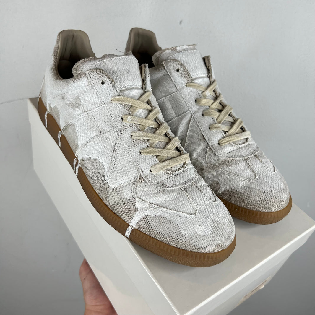 Margiela Canvas White Painted Replica Sneakers