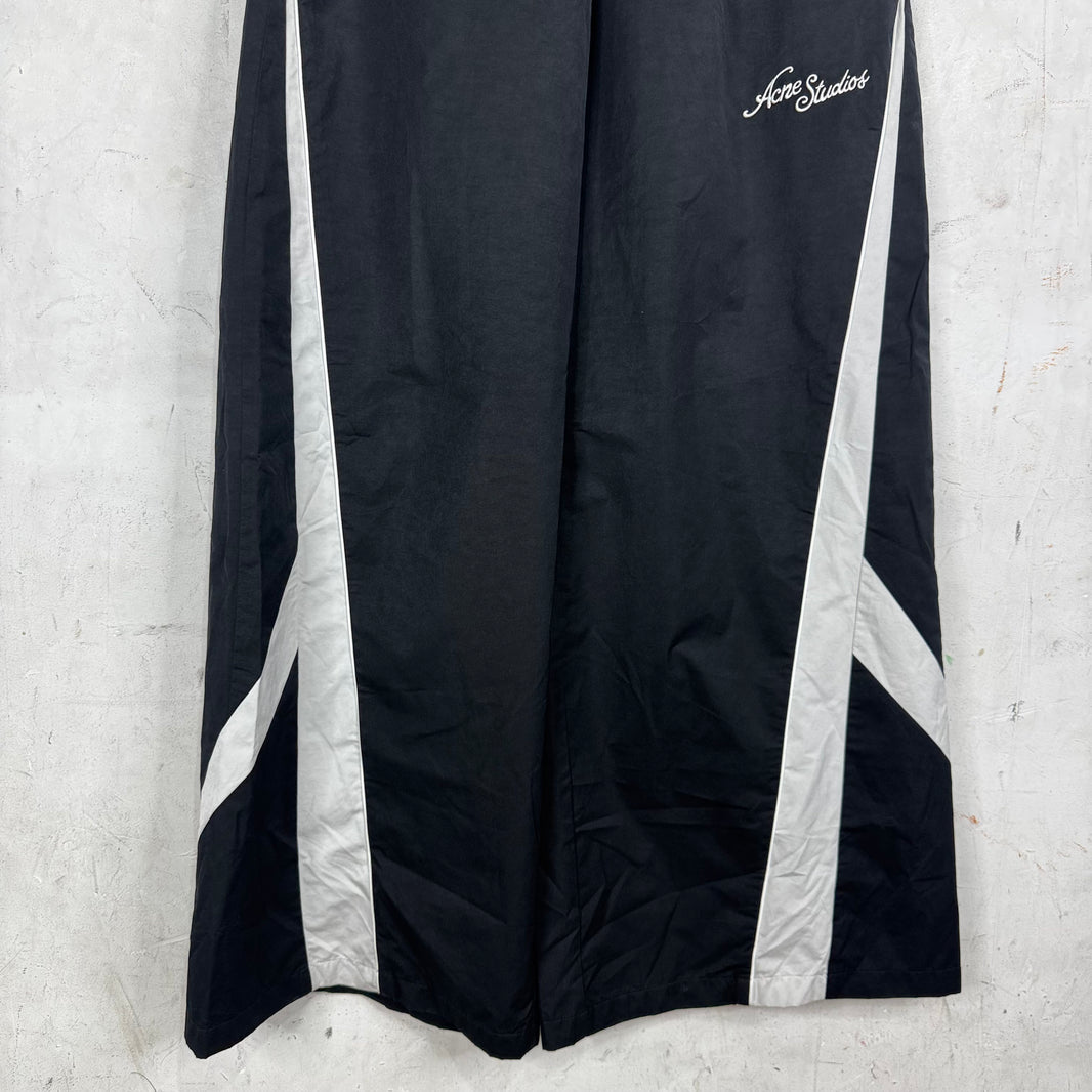 Acne Studios Wide Paneled Logo Track Pants