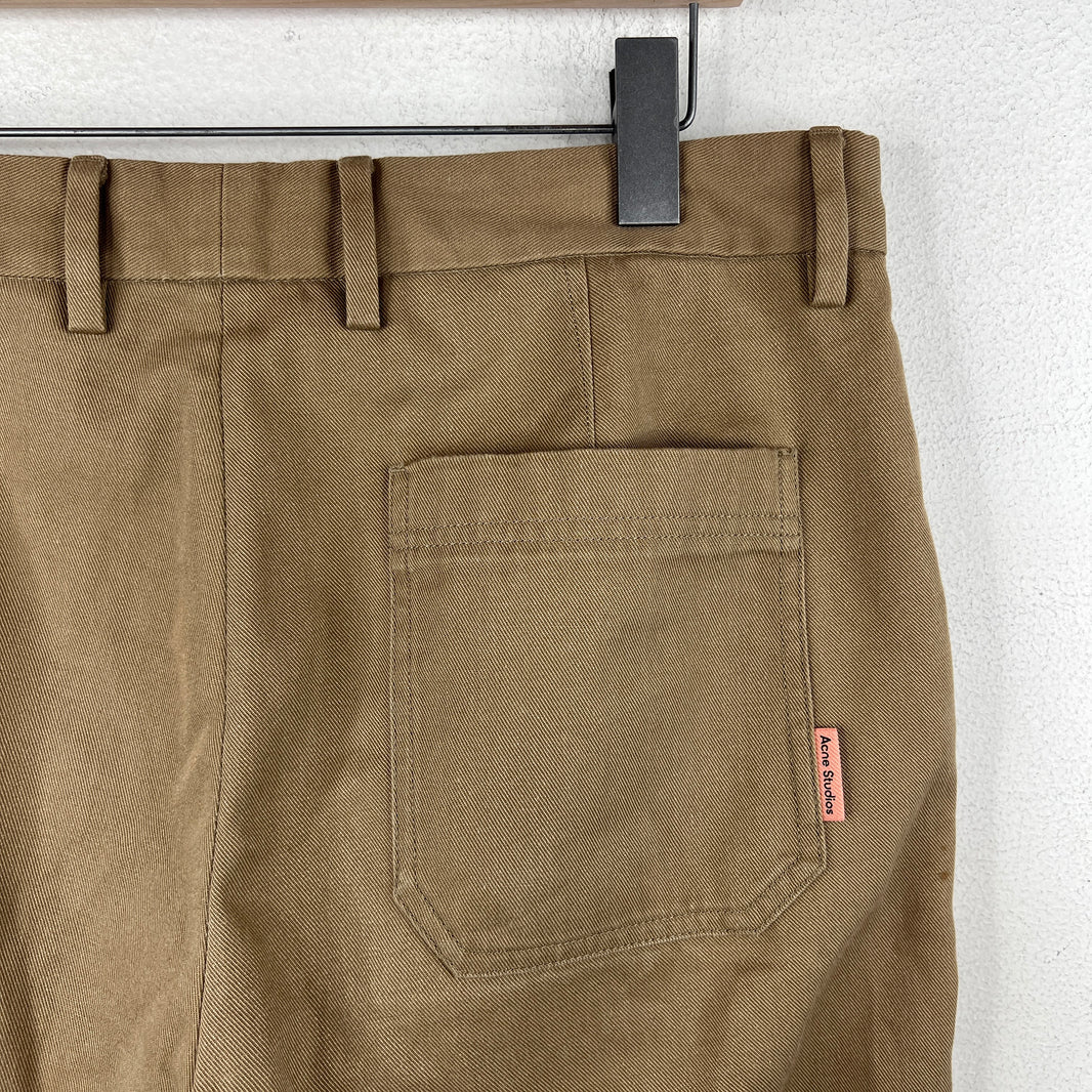 Acne Studios Tan Chino Trousers