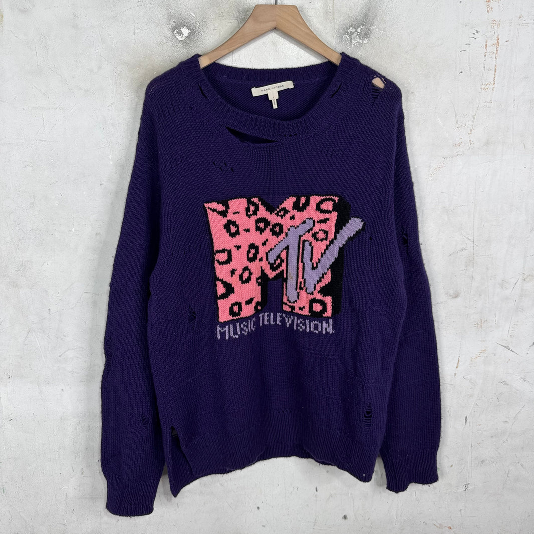 Marc Jacobs MTV Distressed Knit Sweater