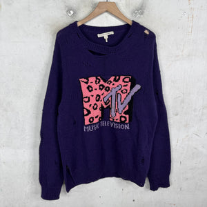 Marc Jacobs MTV Distressed Knit Sweater