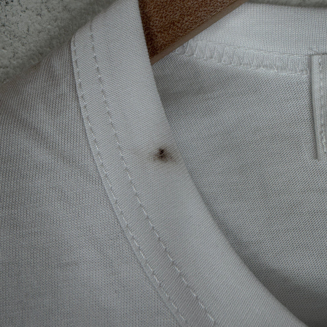 CDG White Lacoste L/S T-Shirt