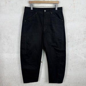 Lemaire Black Wide Jeans