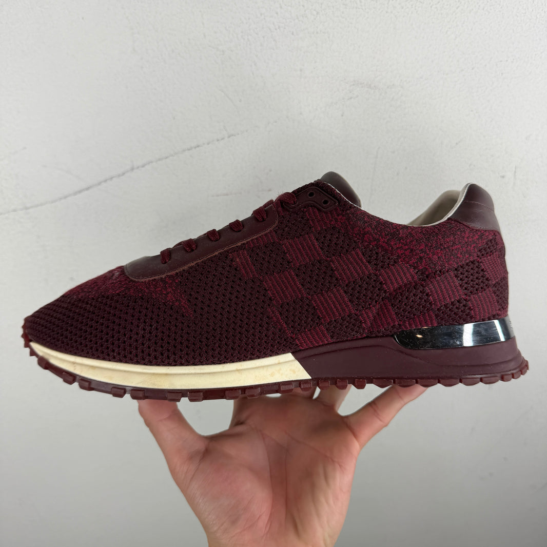 Louis Vuitton Maroon Run Away Sneakers