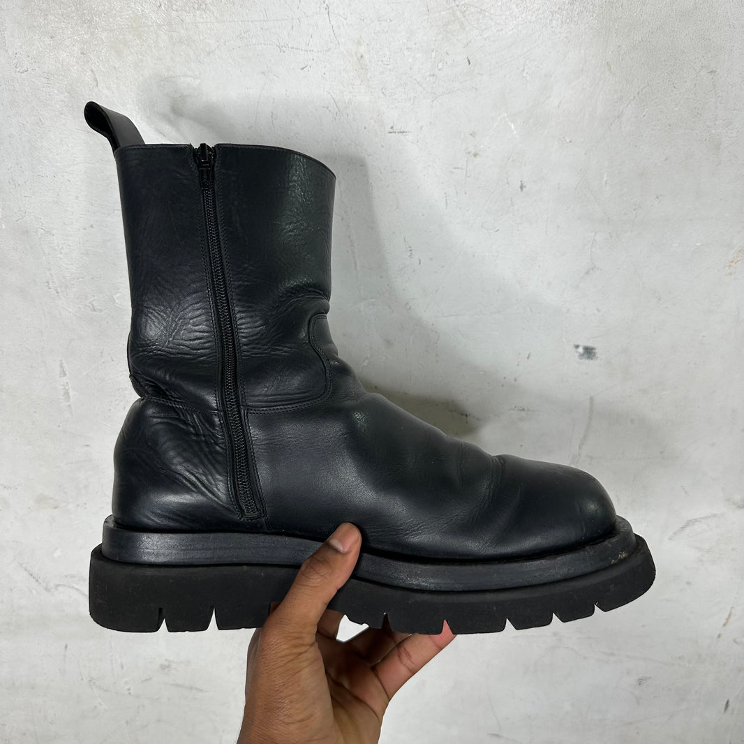 Bottega Veneta Zipped Lug Ankle Boot
