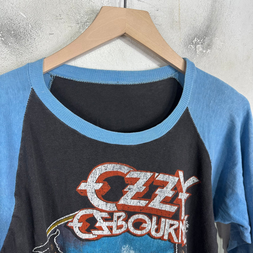 Vintage 80's Ozzy Osbourne Raglan T-Shirt