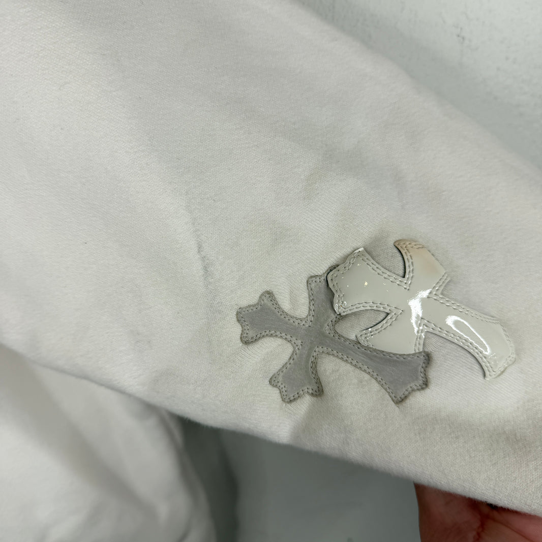 Chrome Hearts White 22 Patch Sweater