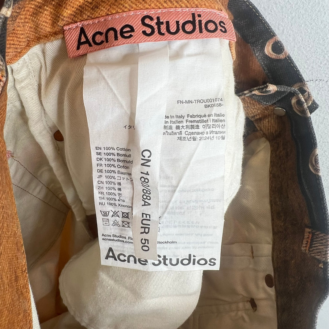 Acne Studios Belted Trompe Jeans