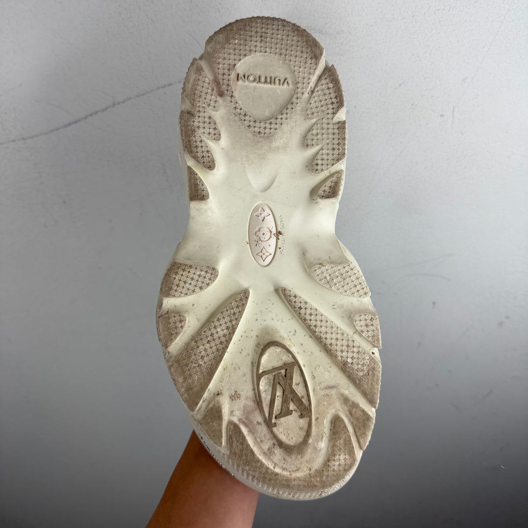 Louis Vuitton White Shark Mules