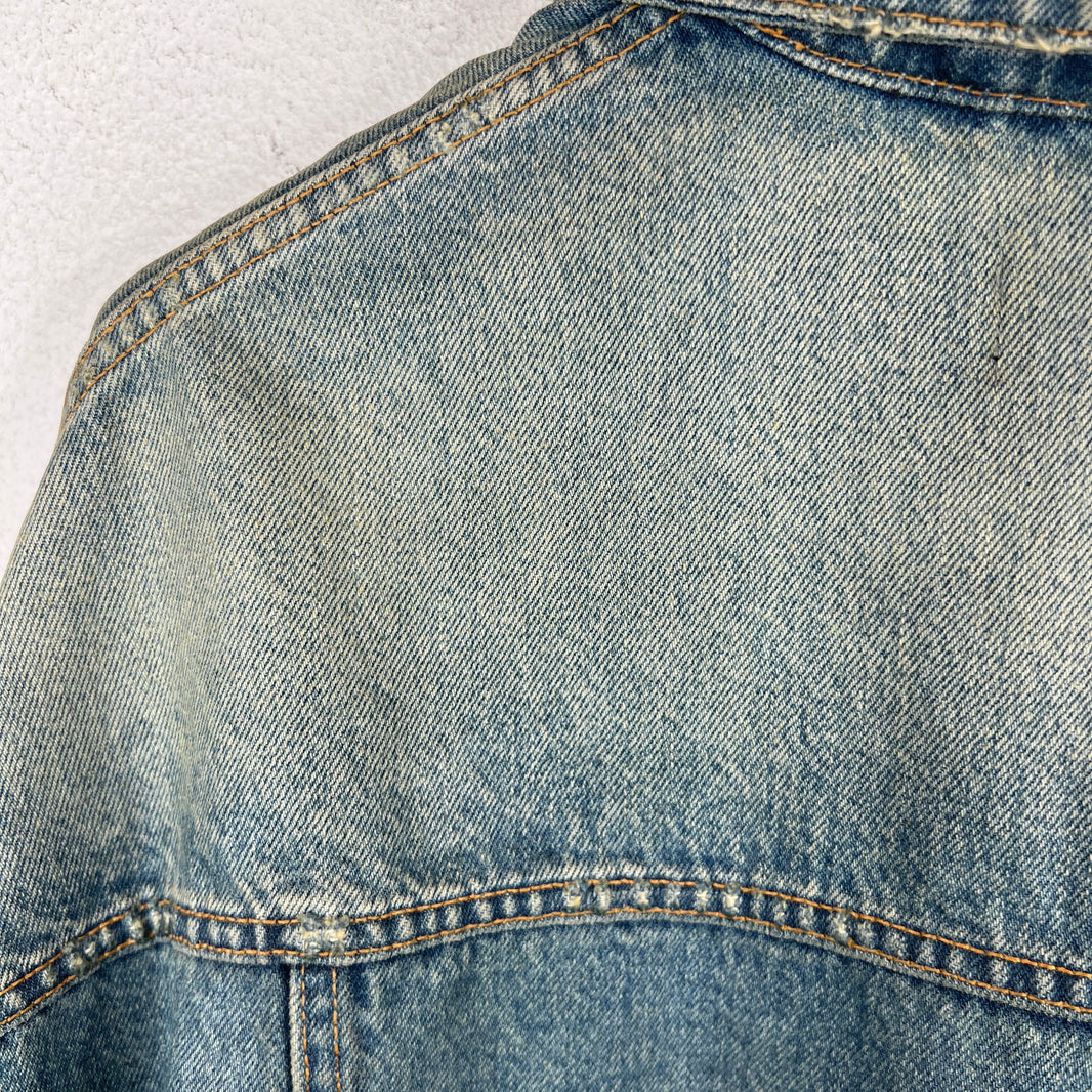 Balenciaga Waxed Trucker Jacket