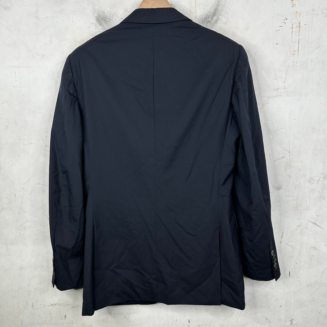 Prada Navy Square Vented Blazer