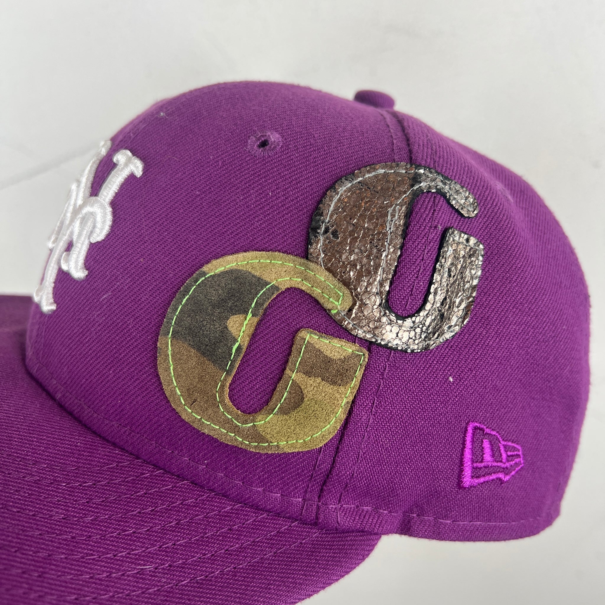 Gallery Dept NY Subway Series G Patch Purple Fitted Hat