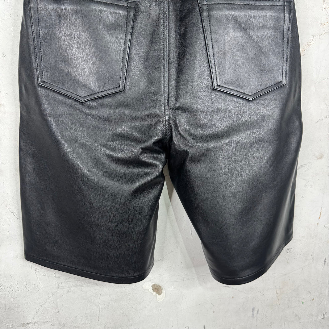 Stussy Soft Leather Shorts