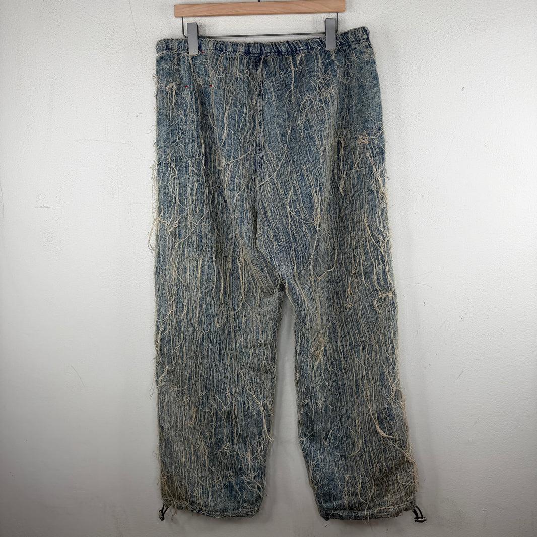 Diesel D-Marshall Frayed Denim Jeans