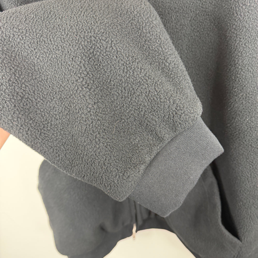 Balenciaga Montaigne Fleece Zip Up Hoodie