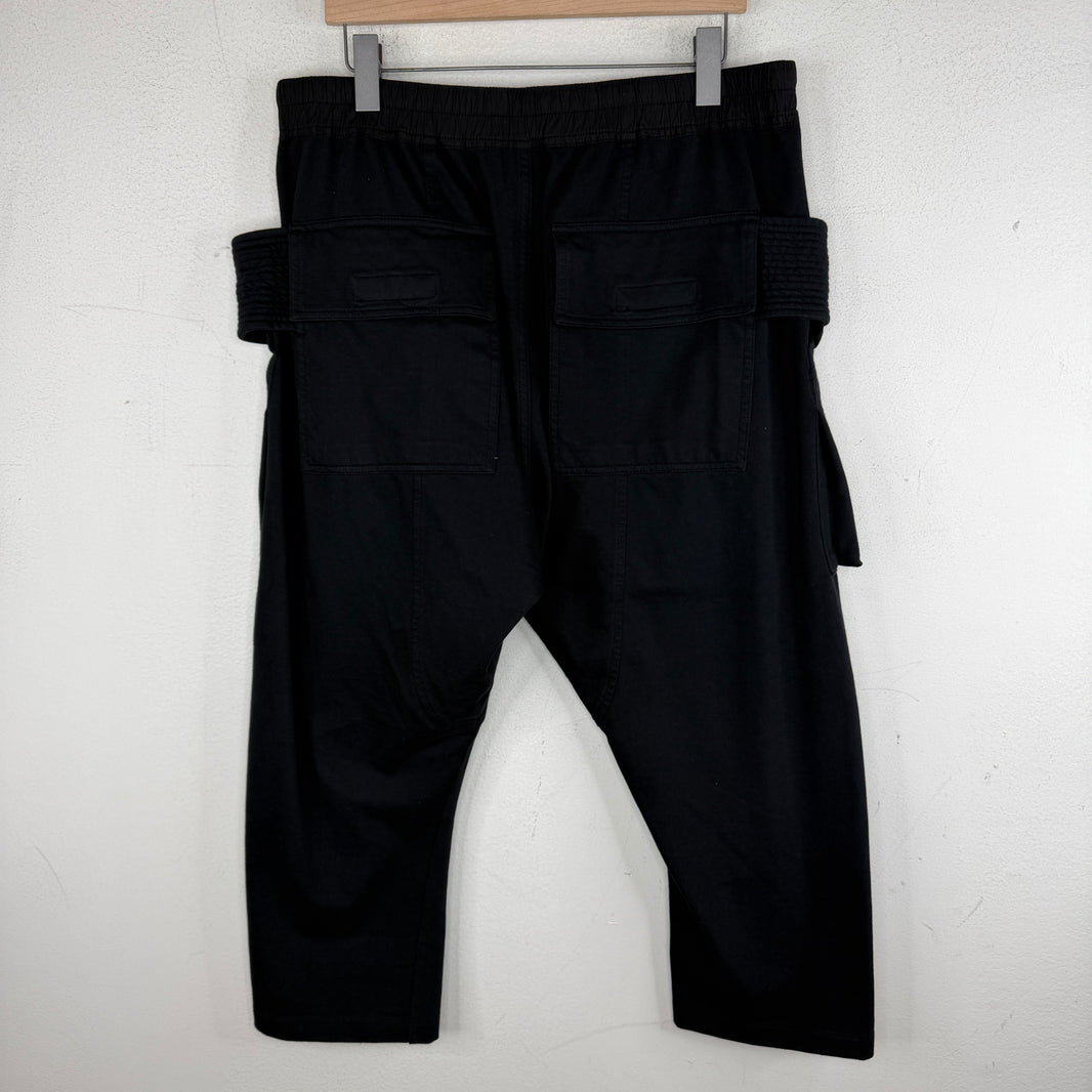 DRKSHDW Black Creatch Capri Pants