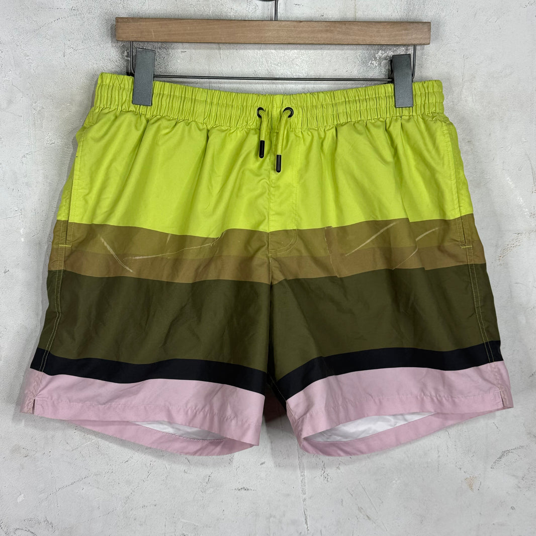 Dries Van Noten Paneled Swim Trunks