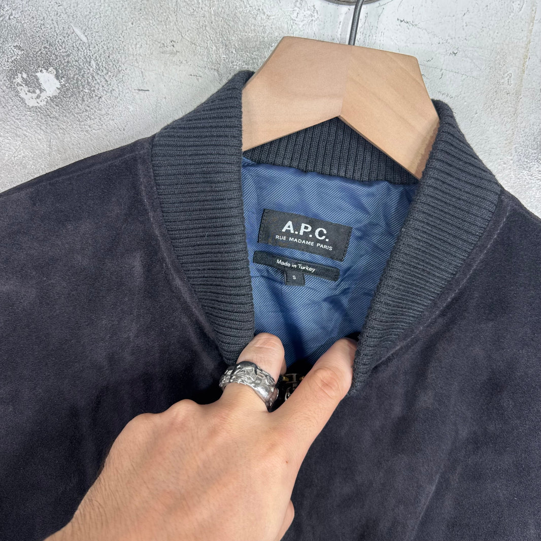 APC Suede Bomber Jacket