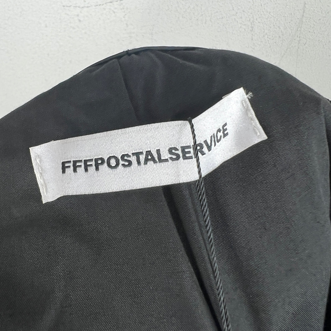 FFFPostalservice Black Drawstring Cargo Pants