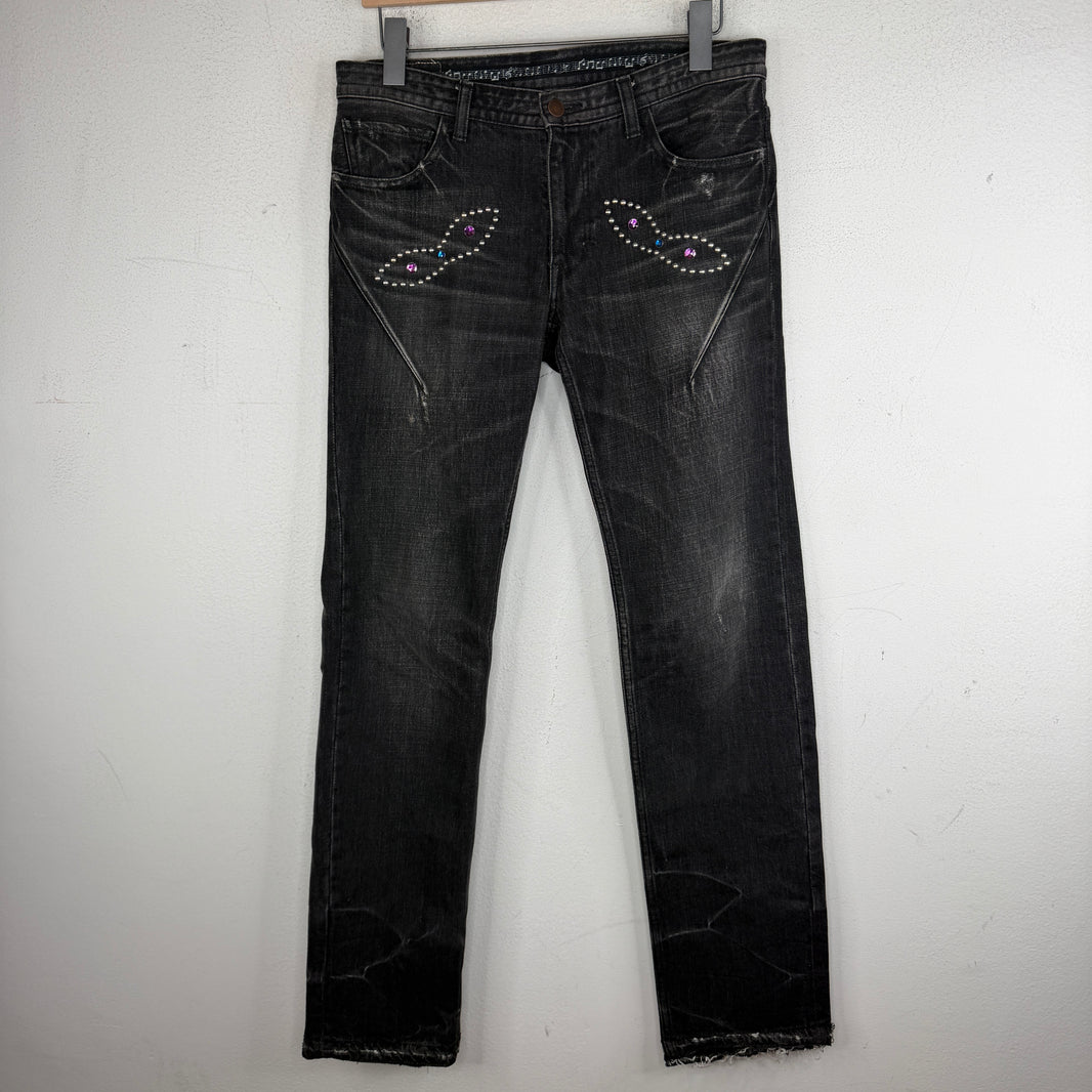 Number (N)ine Touch Me Im Sick Studded Jeans