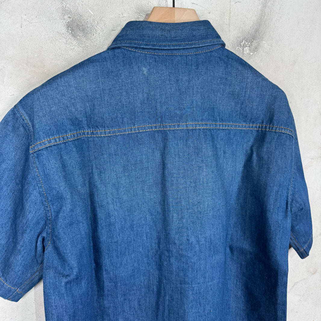 Gucci Light Denim Snapped Shirt