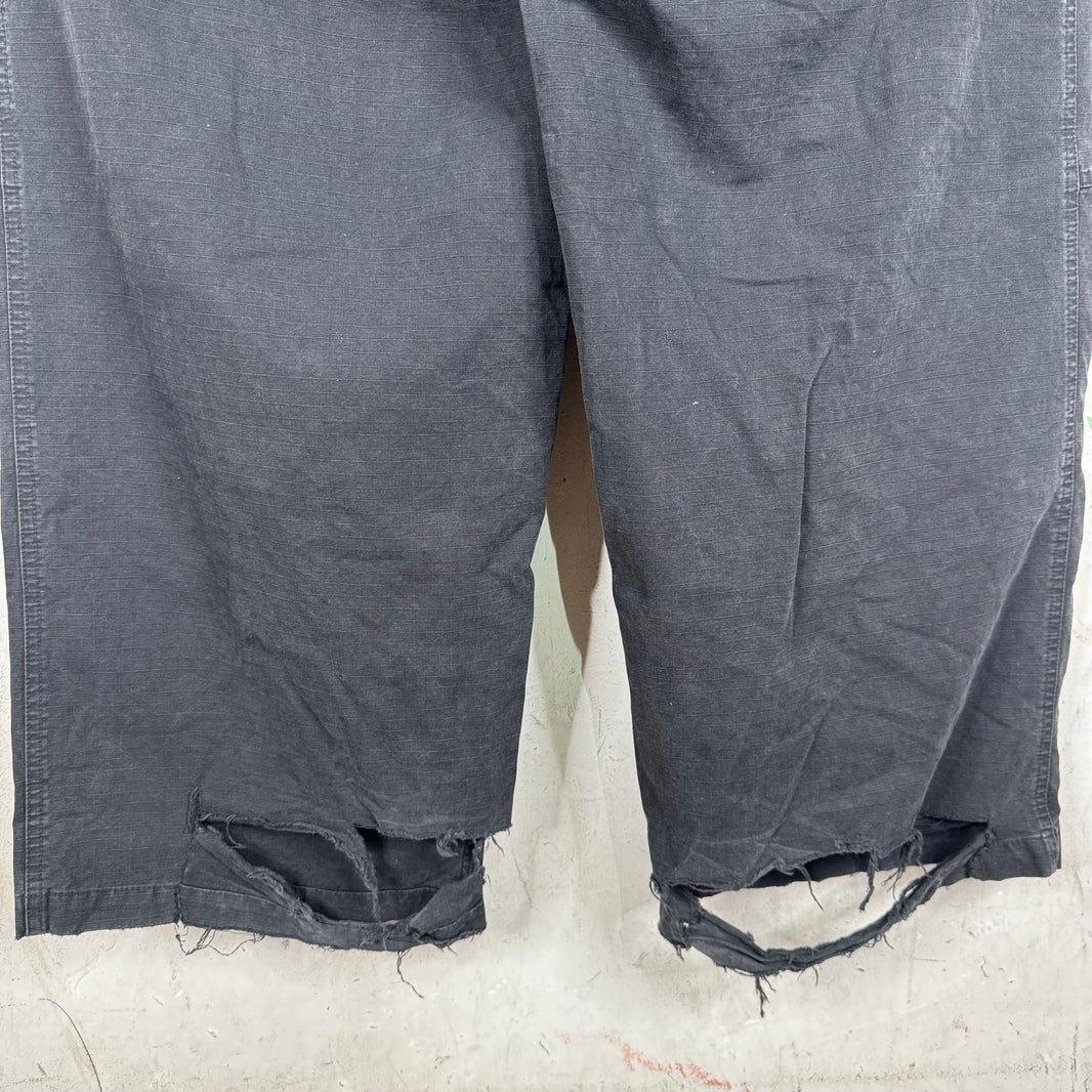 Balenciaga Distressed Ripstop Cargos