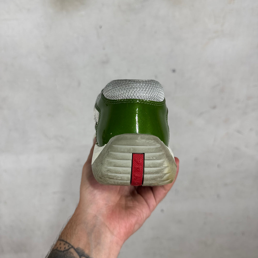 Prada Green Patent Americas Cup