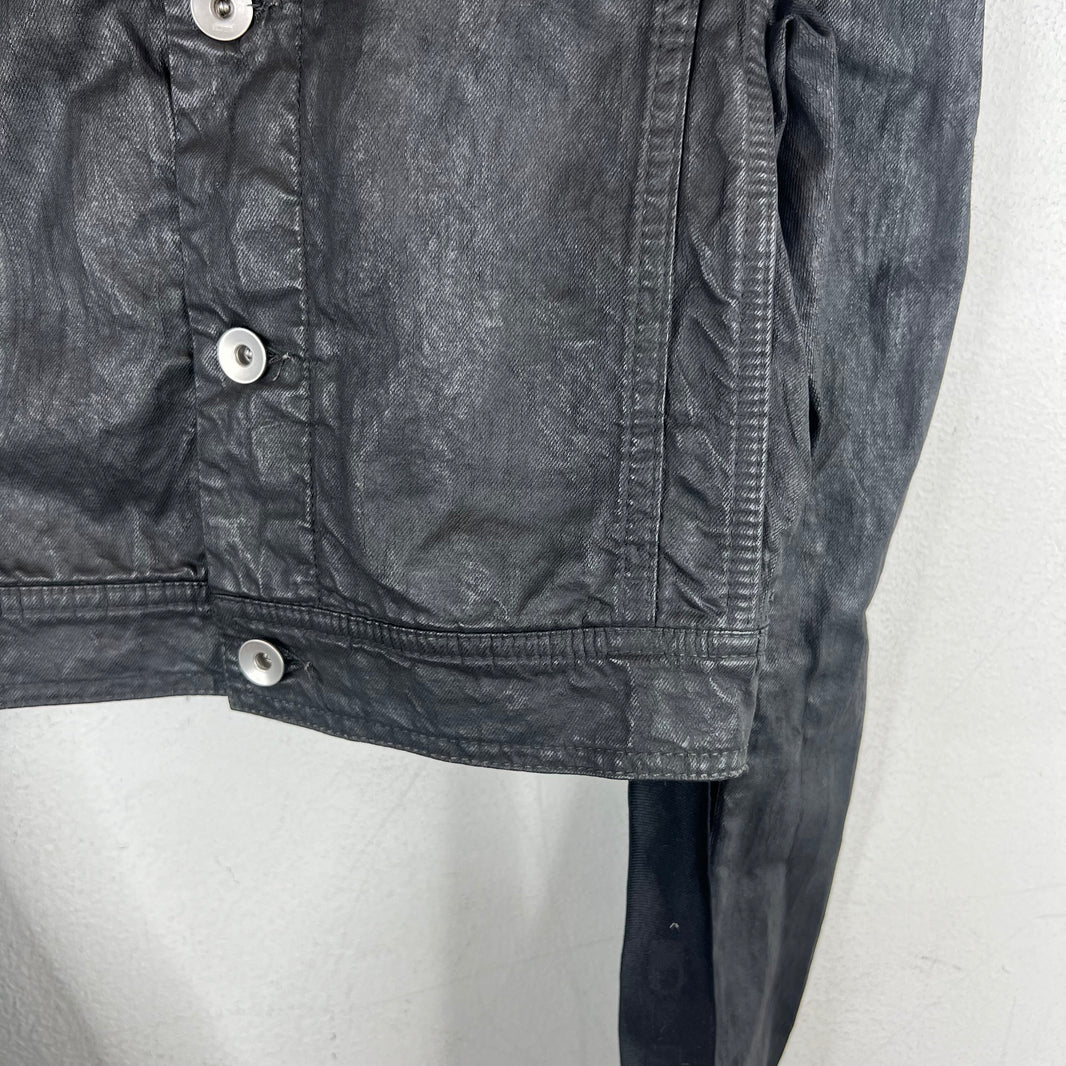 DRKSHDW Tec Trucker Waxed Denim Jacket