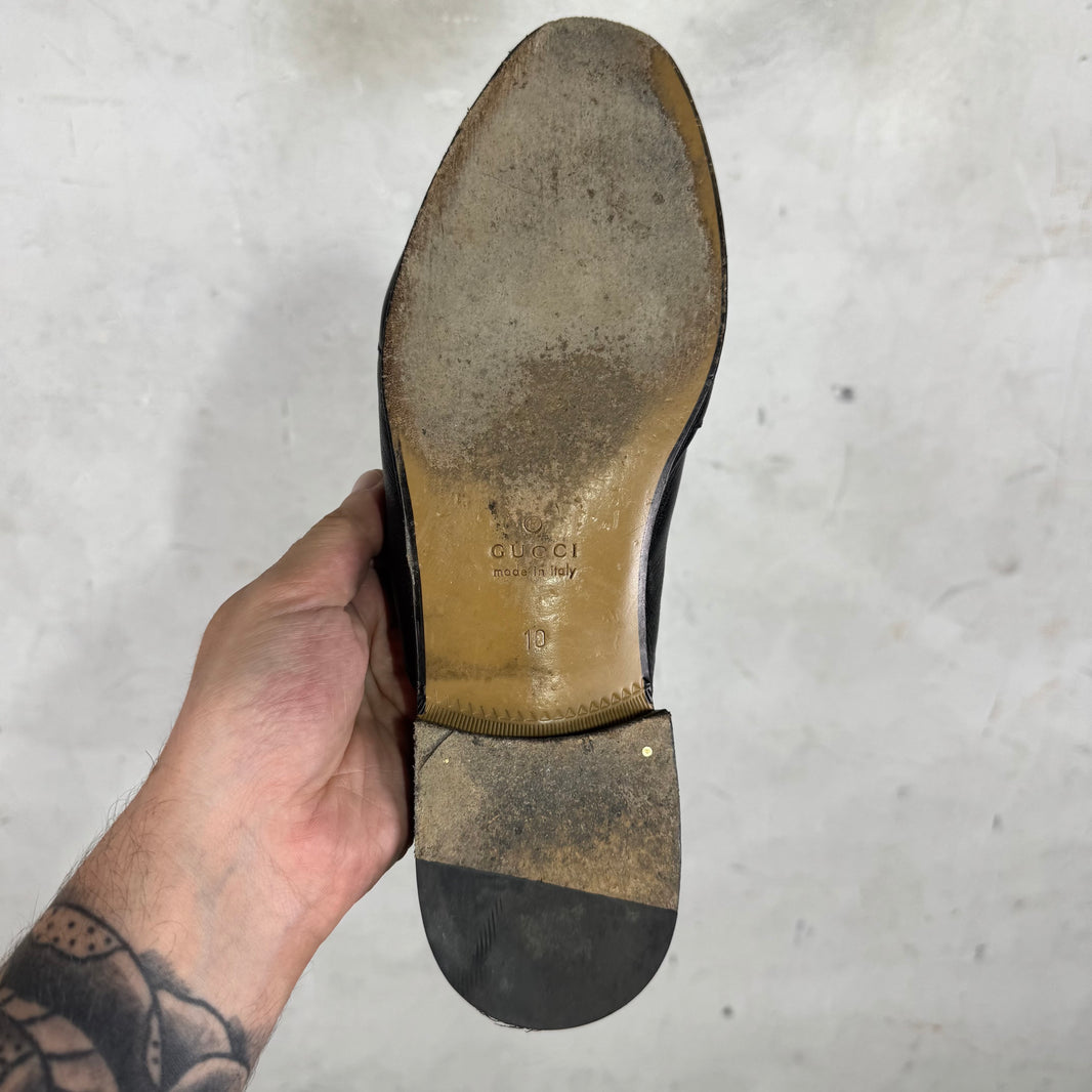 Gucci Interlock Leather Mules