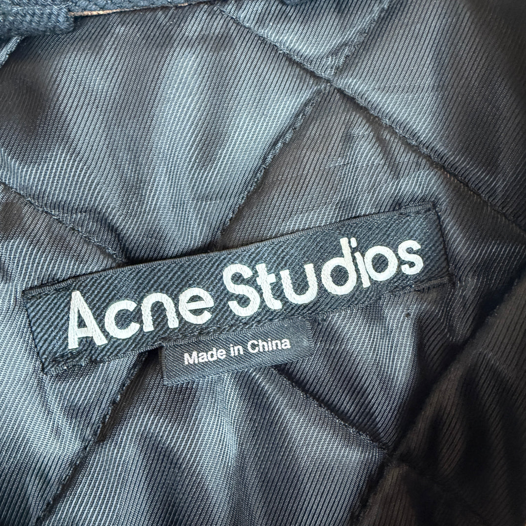 Acne Studios Padded Brown Denim Jacket
