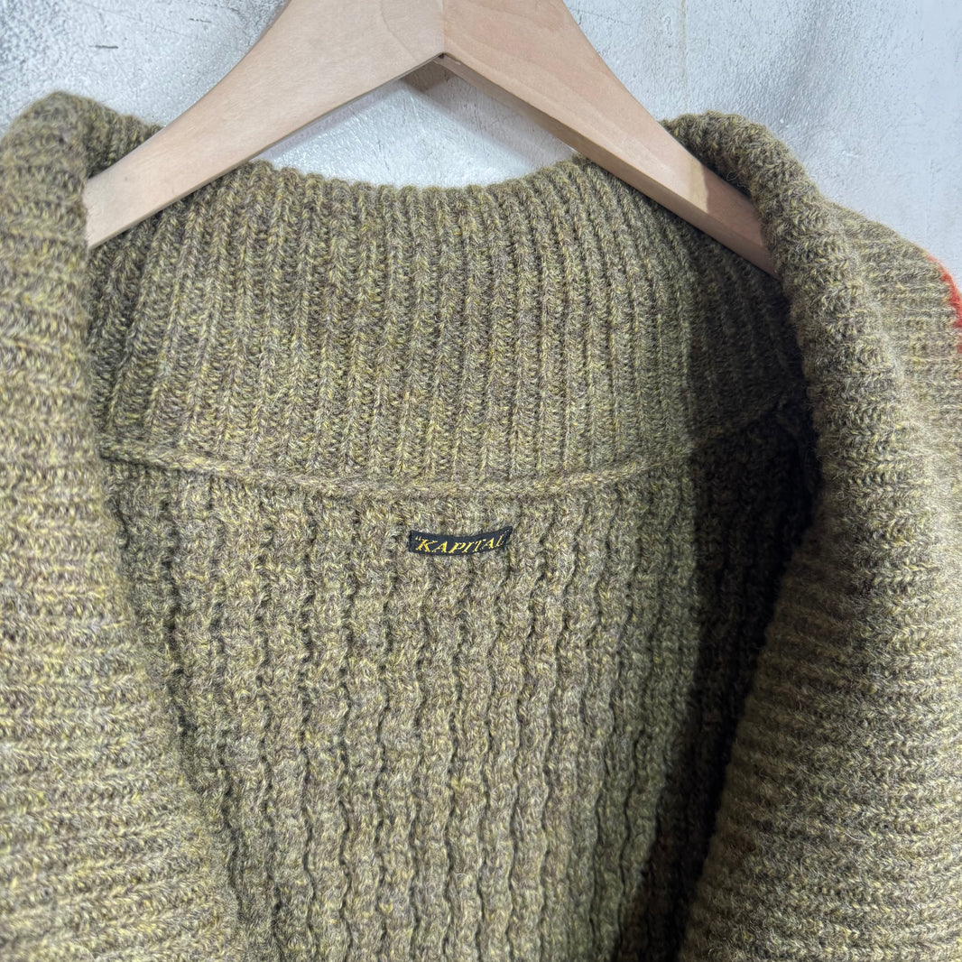 Kapital Big Collar Cardigan