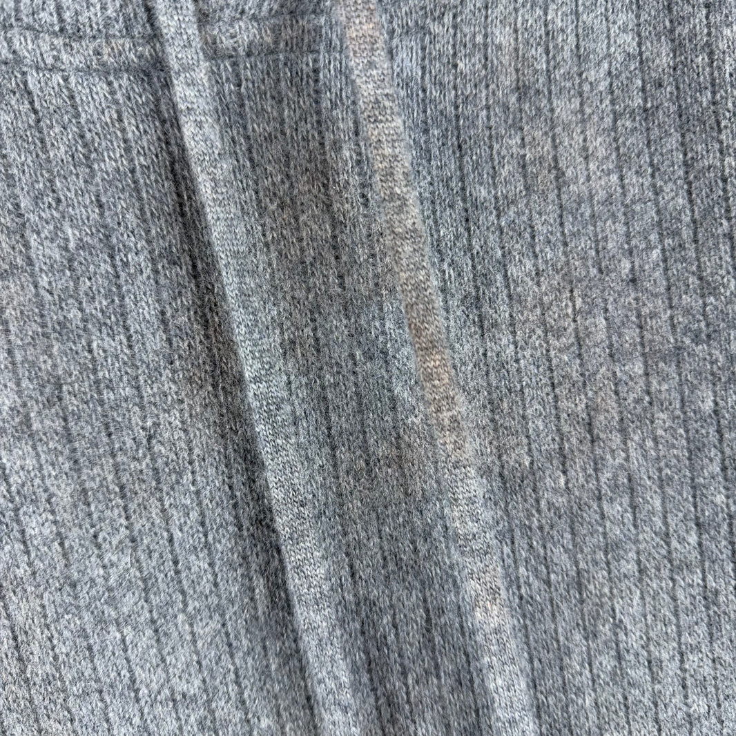 Gucci Gray Wool/Cashmere Ribbed Hoodie