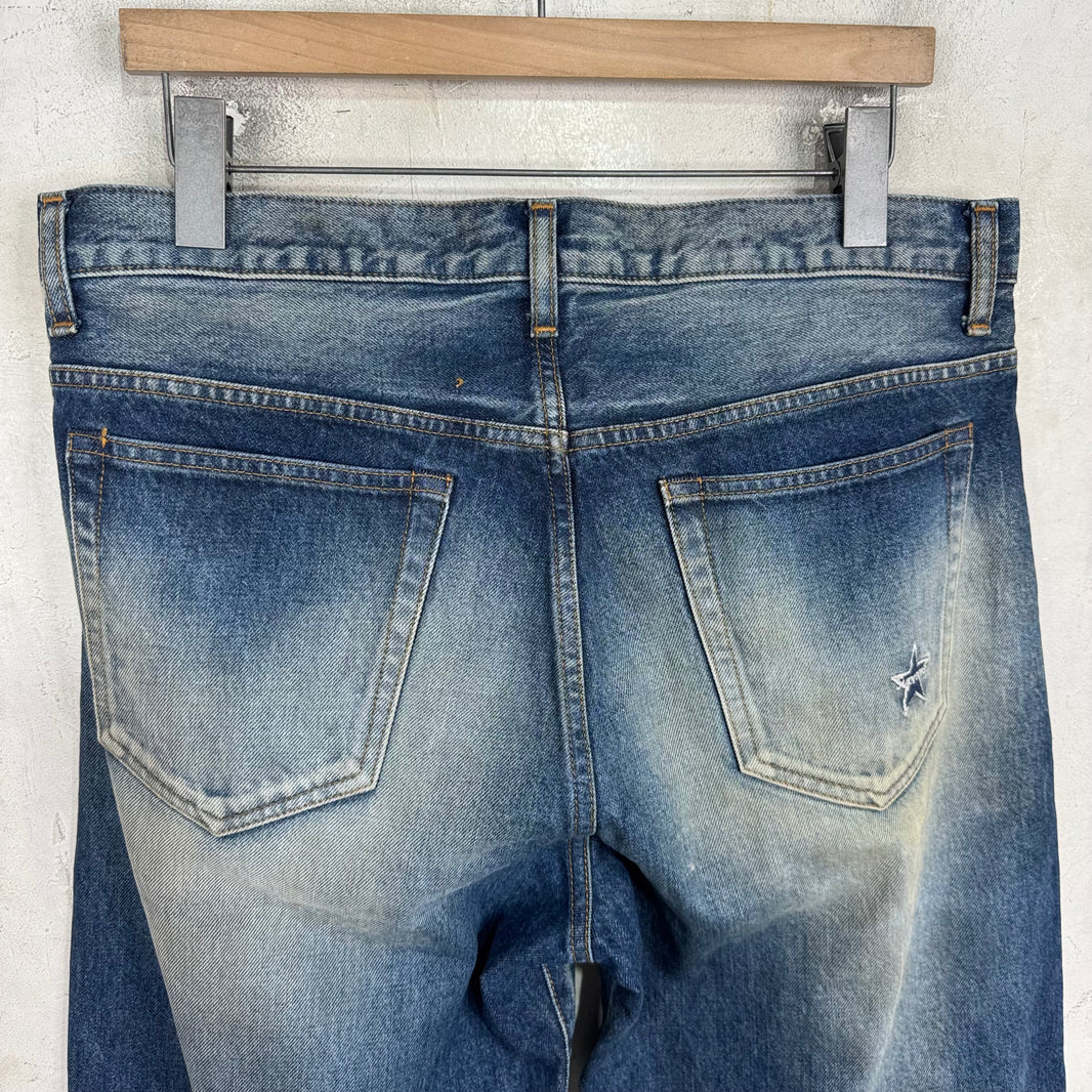 Supreme Faded Blue Selvedge Jeans
