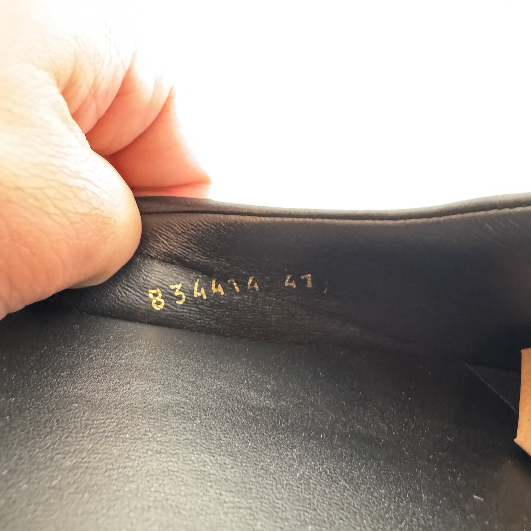 Balenciaga Chateau Leather Slippers