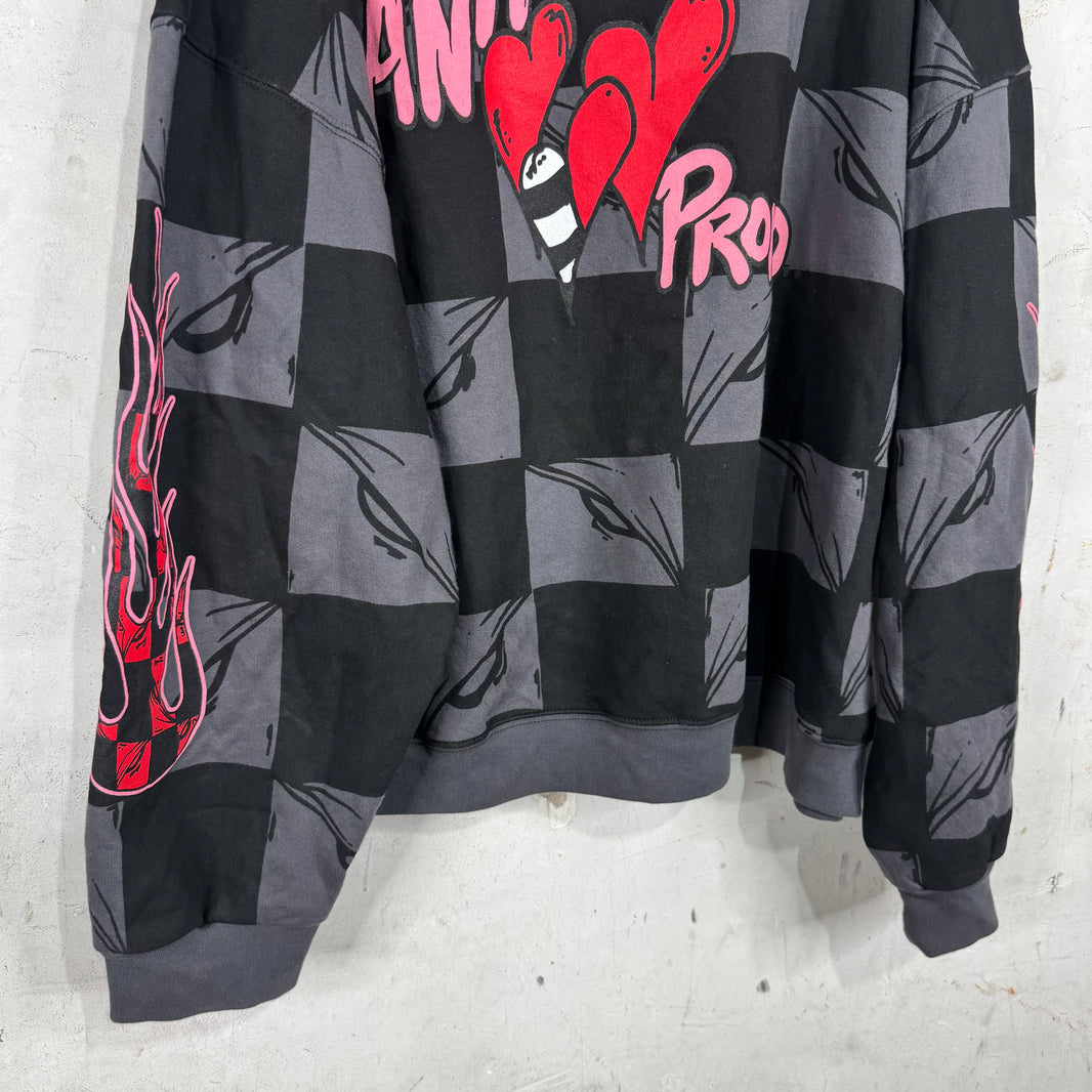 Matty Boy Anti Promo 99 Eyes Flame Hoodie