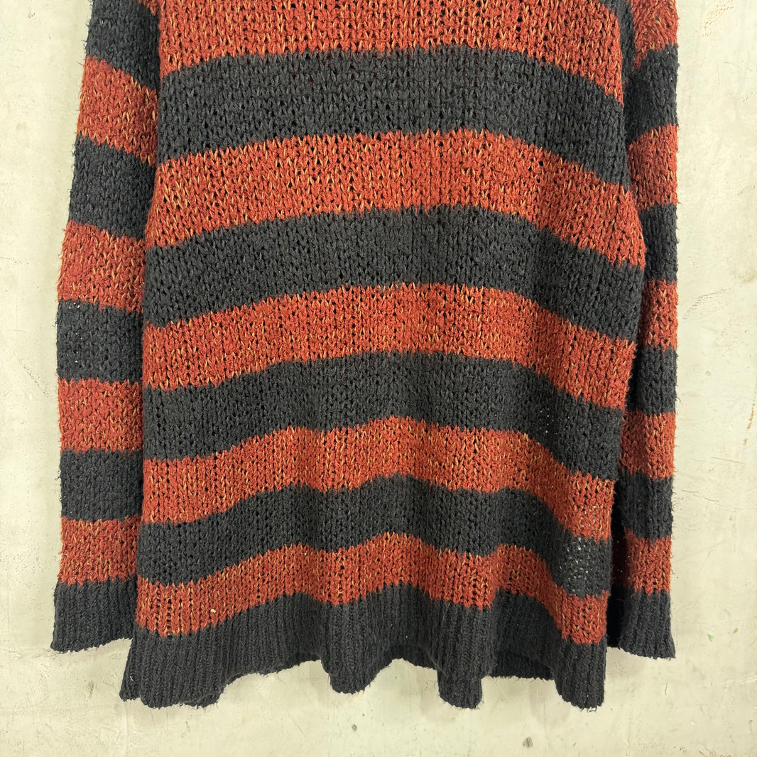 Junya Watanabe Brown/Black Striped Sweater