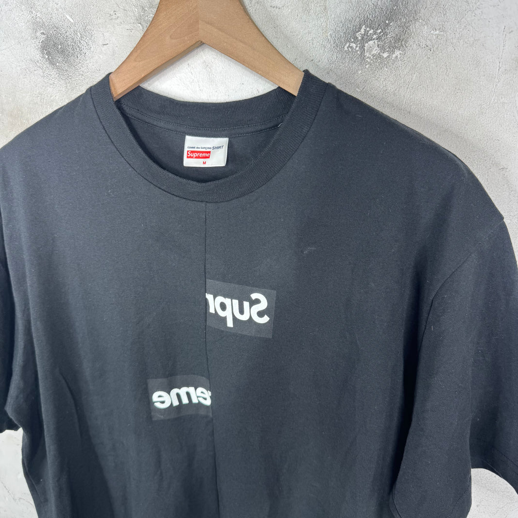 Supreme x CDG Split Box Logo