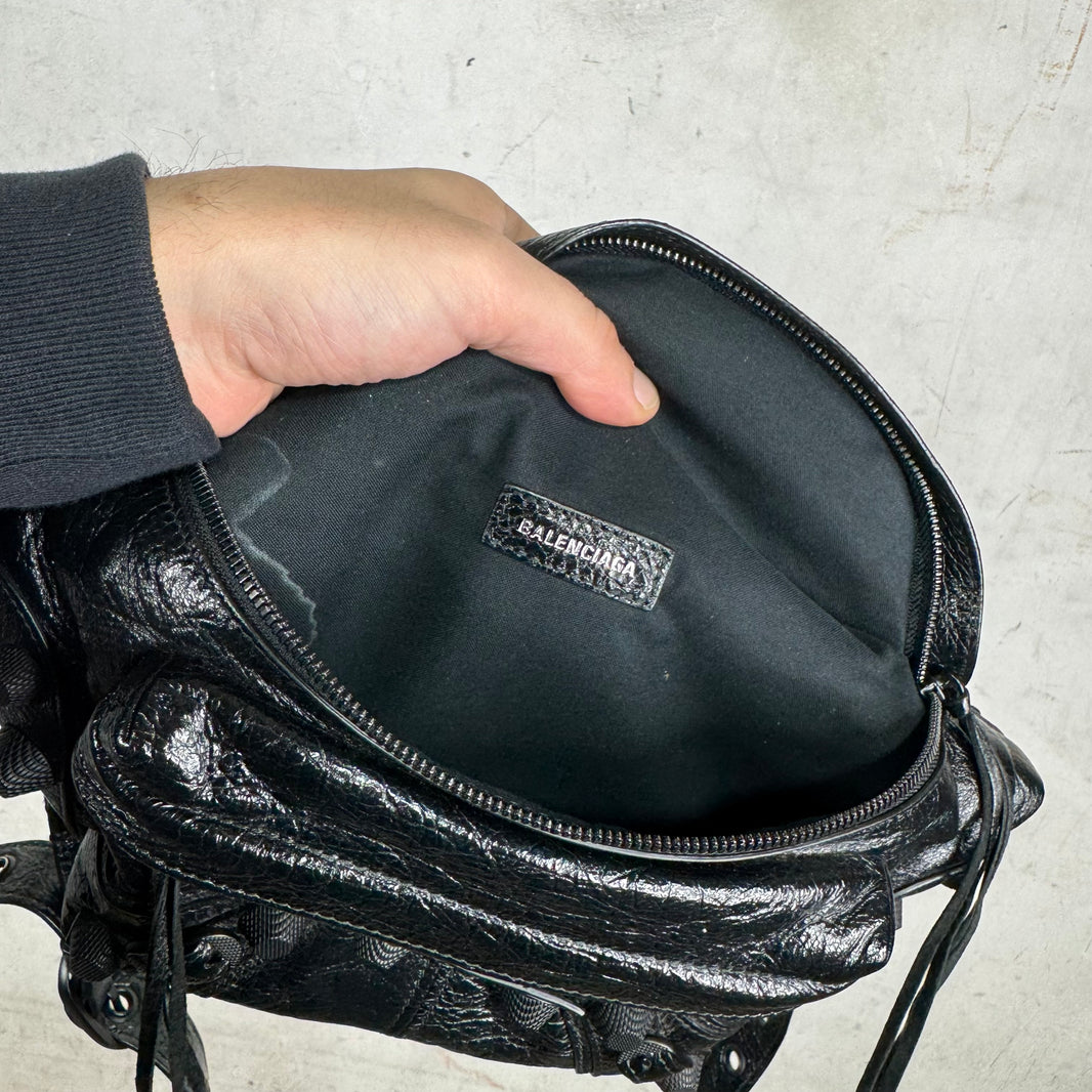 Balenciaga Black Cagole Waist Bag